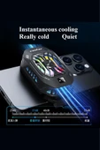 EXENAR Gaming Telefon Hava Soğutma Fanı Radyatör Fan RGB Led Telefon Soğutucu Tak Çalıştır E Sporcu Fan thumbnail 4