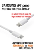 EXENAR Samsung A33 5G UYUMLU Şarj Kablosu 25W Uyumlu Hızlı Type C Kablo 60W thumbnail 4