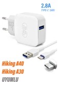 VİZYON Hiking A40 Hiking A30 Uyumlu 2.8A Type-C Şarj Aleti thumbnail 1