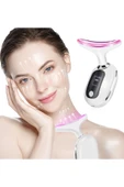 EXENAR Boyun ve Yüz Sıkılaştırıcı Cilt Bakım Cihazı Isıtmalı Masaj   3 Işık Modu  Şarjlı Lifting Cihazı thumbnail 2