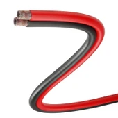 Hoparlör Kablosu Kordon 2x1.5 Zayıf Akım Led Kablosu Siyah 100 Metre thumbnail 2