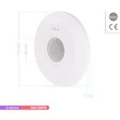Ack 360 Derece Tavan Tipi Lüks Hareket Sensörü - 3