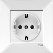 Viko Karre Topraklı Priz 90967008 Çerçeve Hariç thumbnail 2