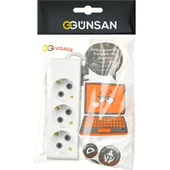 Günsan Elektrik Üçlü Çocuk Korumalı Topraklı Grup Priz 3 Metre thumbnail 6