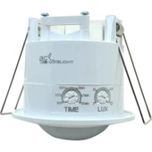 Ack AY31-01040 220V 360 Derece Sıva Altı Tavan Tipi Hareket Sensörü - 3