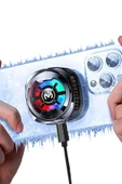 EXENAR Oyuncu Telefon Hava Soğutma Fanı 3 Kademe Radyatör Fan Telefon Soğutucu Tak Çalıştır Magsafe thumbnail 1