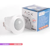 Ack 360 Derece Sıva Altı Tavan Tipi Hareket Sensörü - 2