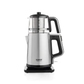 Schafer Teaform Plus Paslanmaz Çay Makinesi-Inox/Cam Demlik - 1