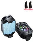 EXENAR Gaming Telefon Hava Soğutma Fanı Radyatör Fan RGB Led Telefon Soğutucu Tak Çalıştır E Sporcu Fan thumbnail 2