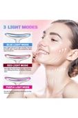 EXENAR Boyun ve Yüz Sıkılaştırıcı Cilt Bakım Cihazı Isıtmalı Masaj   3 Işık Modu  Şarjlı Lifting Cihazı thumbnail 7