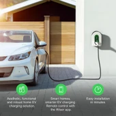 Schneider Electric Uzmlight Schneider Electric Schneıder Charge Evlink Wallbox 22,1kw Plastik 1xt2 Soket Elektrikli Araç Şarj Istasyonu Yeni Nesil thumbnail 5