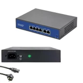 Poe Switch 4 Port + 2 Uplink Megabit - 2