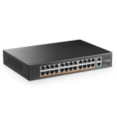 Isee Swıtch Iss-4026p 24 Port Poe 10/100 2 Port Gigabit Uplink 300w - 1