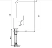 ECA Tiera Mutfak Eviye Bataryası Krom, 102118123 - 2