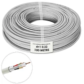 Mxcam Cctv Güvenlik Kamera Kablosu 4+1 0.22 100mt - 1