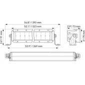 Hella Off-Road Led Lamba Black Magic Çift Sirali 12V-24V 19600Lm 1323MM 1GJ358197-441 thumbnail 6