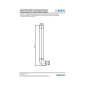 ECA Ankastre Banyo Bataryası Sıva Altı Boru Grubu Sarı, 101026450 - 2