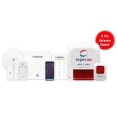Biges Bgs365-bk-4g Smart Kablosuz Alarm Seti Ultra Ev/işyeri 1 Yıl İzleme - 1