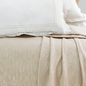 Schafer Home Pavia Şönil Yatak Örtüsü Nevresim Seti 7 Parça-Bej - 5