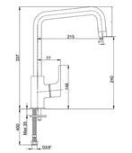ECA Luna Mutfak Eviye Bataryası Krom, 102118150 - 2