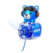 Pervaneli Klima Süsü Oto Koku Klipsi Mavi Pilot Kedi Hava Ferahlatıcı Maskot - 1