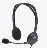 Logıtech H111 Stereo Kulaklık Siyah 981-000593 - 1