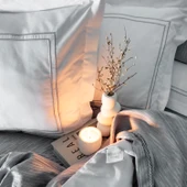 Schafer Home Pavia Şönil Yatak Örtüsü Nevresim Seti 7 Parça-Gri - 7