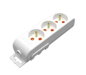 Mutlusan 3lü Ups Grup Priz Çocuk Korumalı Klemensli - 1