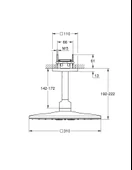Grohe Rainshower 310 SmartActive Cube Tepe Duşu Seti Akışlı, Krom, 26481000 - 2