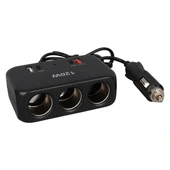 Olesson 1656 12-24v Çift Usb + Çift Type-c 120w 80cm Kablolu 3'lü Araç Çakmak Çoklayıcı - 2