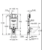 Grohe Uniset Gömme Rezervuar, İnce, 39683000 - 4