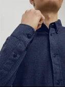 Jack&jones 12212345 Erkek Gomlek - Lacivert - 6