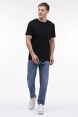 Lumberjack Ct102 0 Yaka Erkek Tshirt - Siyah - 2