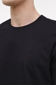 Lumberjack Ct102 0 Yaka Erkek Tshirt - Siyah - 4