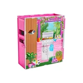 Barbie Portatif Tatil Evi Bebek ve Oyun Seti HRJ77 thumbnail 4