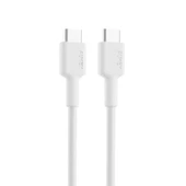 Aukey Cb-cd45-wh Pd Naylon Örgülü Type-c Type-c Şarj Kablosu 0.9mt - 1
