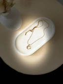 Çelik Gold Ayyıldız Kolye 45cm - 2