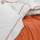 Schafer Home Kylie Yatak Örtüsü Nevresim Seti 7 Parça-Kiremit - 6