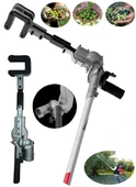 Lombard 13 Parça Özel Set Çapa Seti+ Yan tipi Benzinli Motorlu Tırpan + Zeytin Badem Hasat Makinası - 5