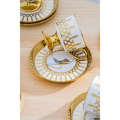 Acar Leoni 6 Kişilik Kahve Fincanı Takımı - 90 ml HXF-08430 thumbnail 3