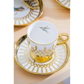 Acar Leoni 6 Kişilik Kahve Fincanı Takımı - 90 ml HXF-08430 thumbnail 4