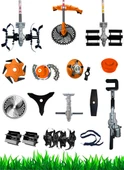 Lombard 13 Parça Özel Set Çapa Seti+ Yan tipi Benzinli Motorlu Tırpan + Zeytin Badem Hasat Makinası - 4