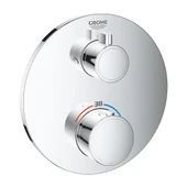 Grohe Grohtherm Termostatik Banyo/Duş Bataryası (Sıva Üstü Grubu), 2 Yollu, Krom, 24076000 - 1