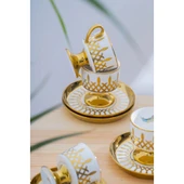 Acar Leoni 6 Kişilik Kahve Fincanı Takımı - 90 ml HXF-08430 thumbnail 5