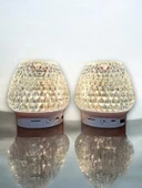 G5 Kristal Şarjlı Masa Lambası - 7 Renk Gece Lambası ve Bluetooth Hoparlör thumbnail 4