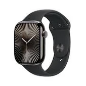 Apple Watch 10 GPS + Cellular 42 mm Arduvaz Kasa Akıllı Saat ve Siyah Spor Kordon - M/L - 1