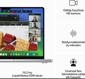 MacBook Pro M3 16 GB 1 TB SSD 14" MXE13TU/A Gümüş Outlet (Açıklamayı Okuyunuz) - 6