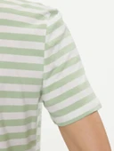 Only Pieces 17140802 0 Yaka Kadin Body - Yesil Cizgili - 5