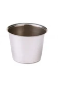 ÖZBİR Paslanmaz Çelik Krem Karamel Kabı 6 Adet ( 6,5 X 6 Cm ) - 1