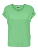 Only 15106662 Genis Yaka Kol Katlamali Kadin Body - Fosforlu Yesil thumbnail 6